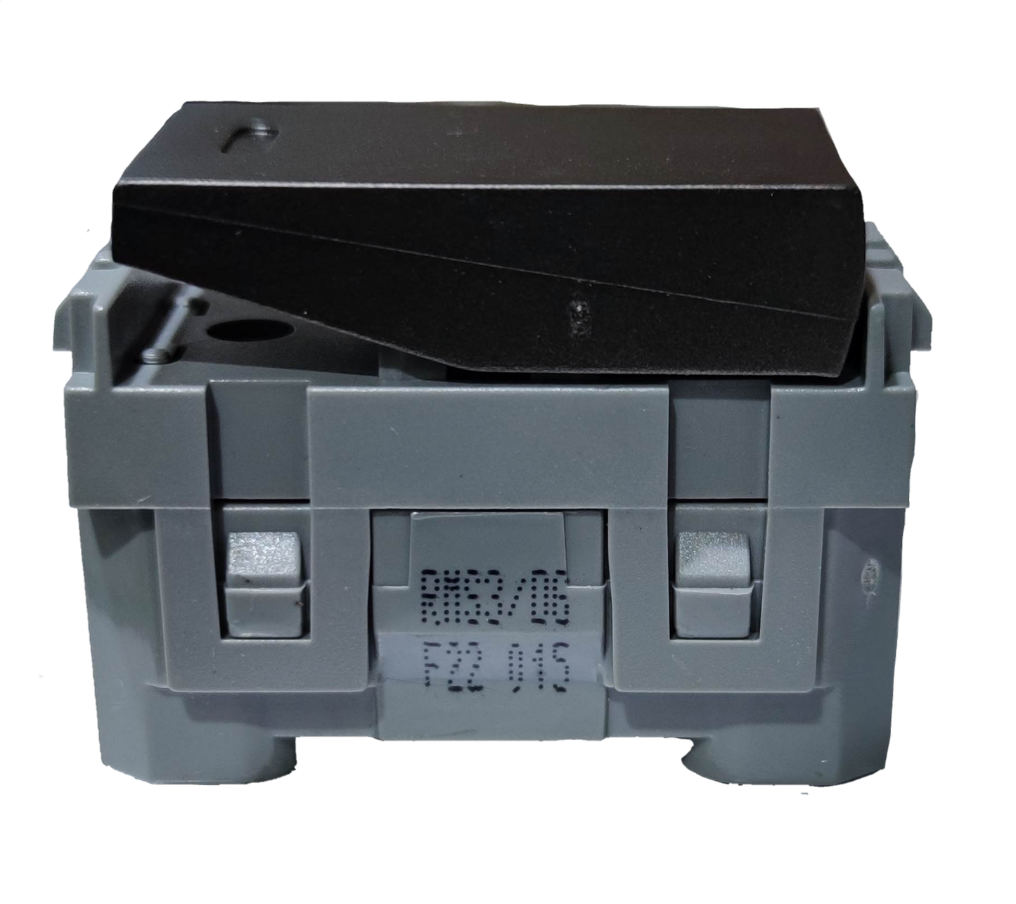 Royu 3 Way Switch Device Dark Gray modular electrical rocker switch module with mounting clips and housing