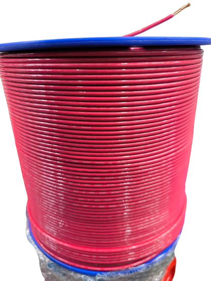 Royu 3.5mm Stranded Wire AWG 12/7 Pre Cut THHN/THWN (1 Meter) Red