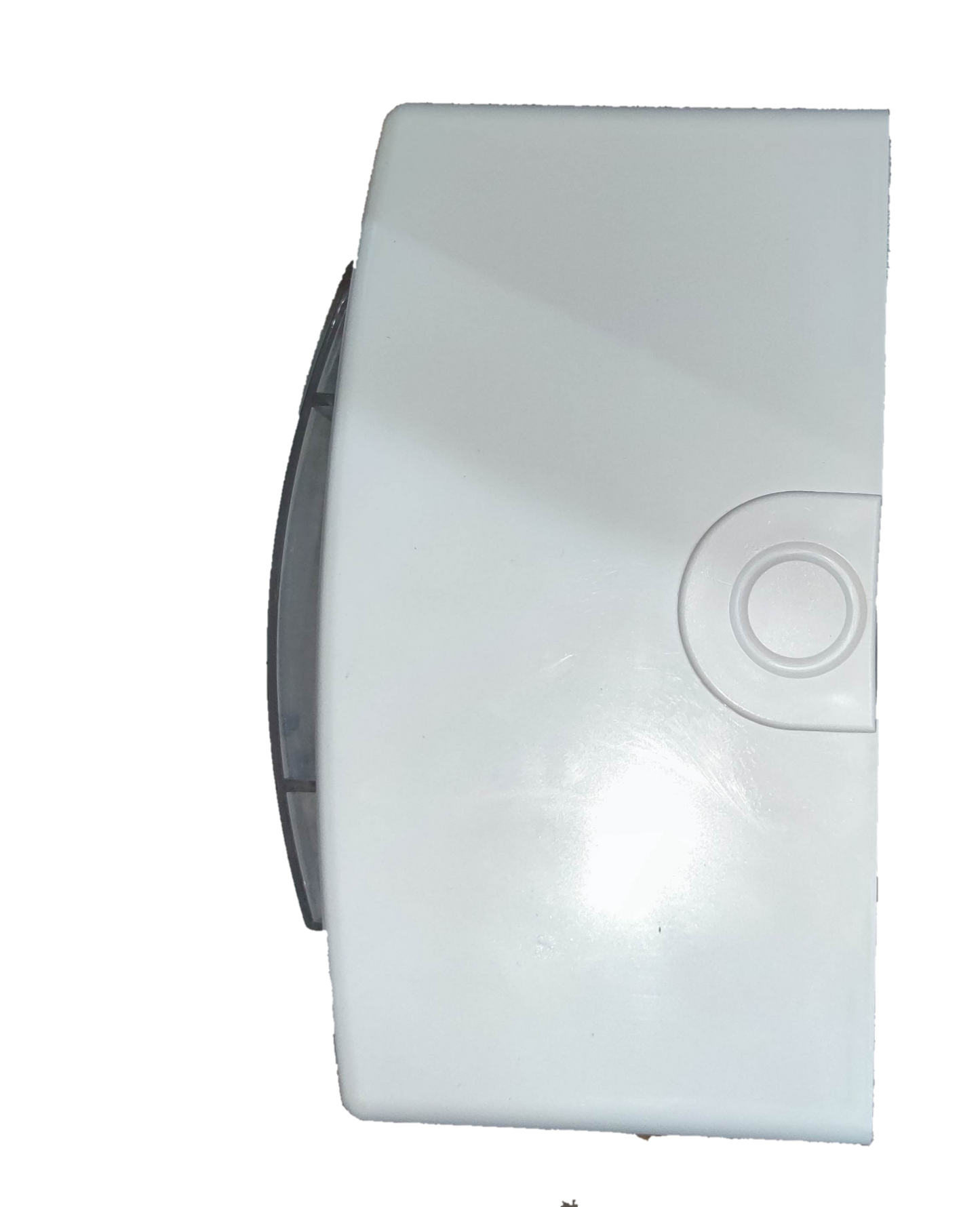 Royu white plastic electrical enclosure with front latch for 32A Circuit Breaker 220V 6KIAC shown from top