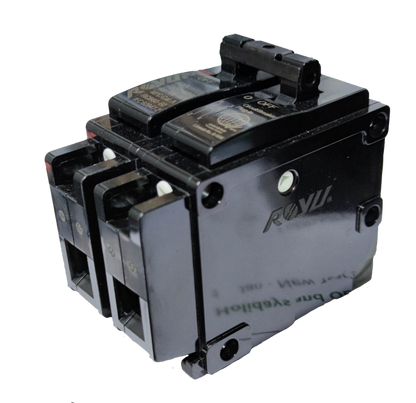 Royu 40 amp breaker 220V 2 pole Plug In 6 KAIC with durable design for electrical safety
