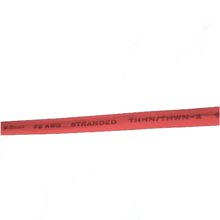 8mm THHN Wire Red - 1 Meter with stranded construction for reliable electrical connections