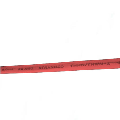 8mm THHN Wire Red - 1 Meter with stranded construction for reliable electrical connections