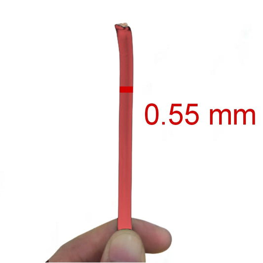 8mm THHN Wire Red - 1 Meter showcased in hand for easy visibility