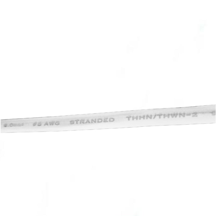 Royu THHN Wire AWG 8 White - 3 Meters with clear labeling for electrical projects