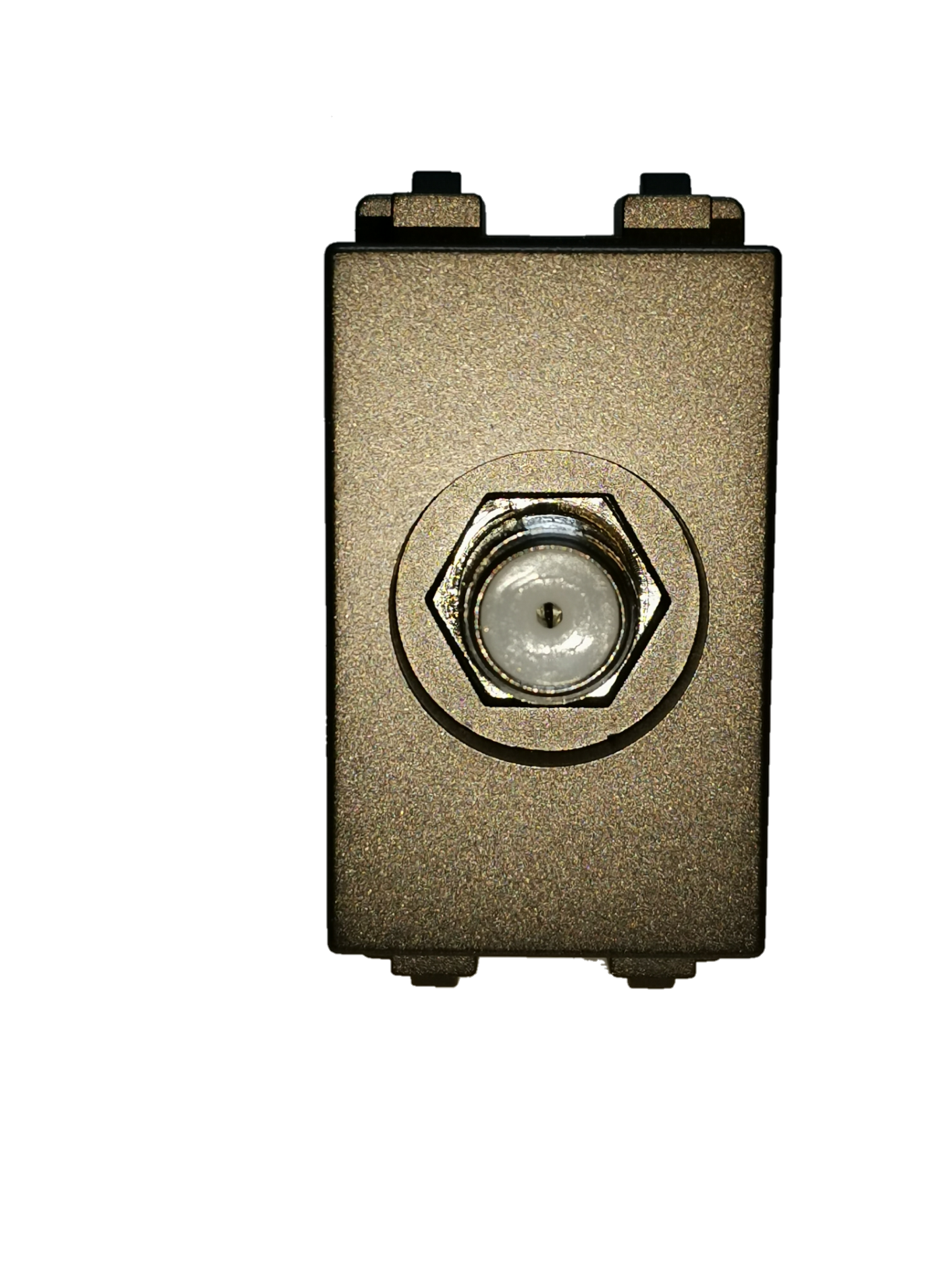 Cable TV Outlet Dark Gray Royu by Electx Electrical Supply for TV connection and signal distribution