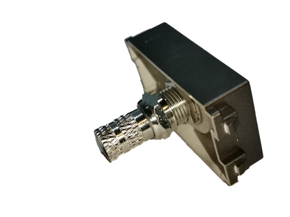 Electx Electrical Supply Cable TV Outlet Dark Gray Royu with metal connector for TV wiring