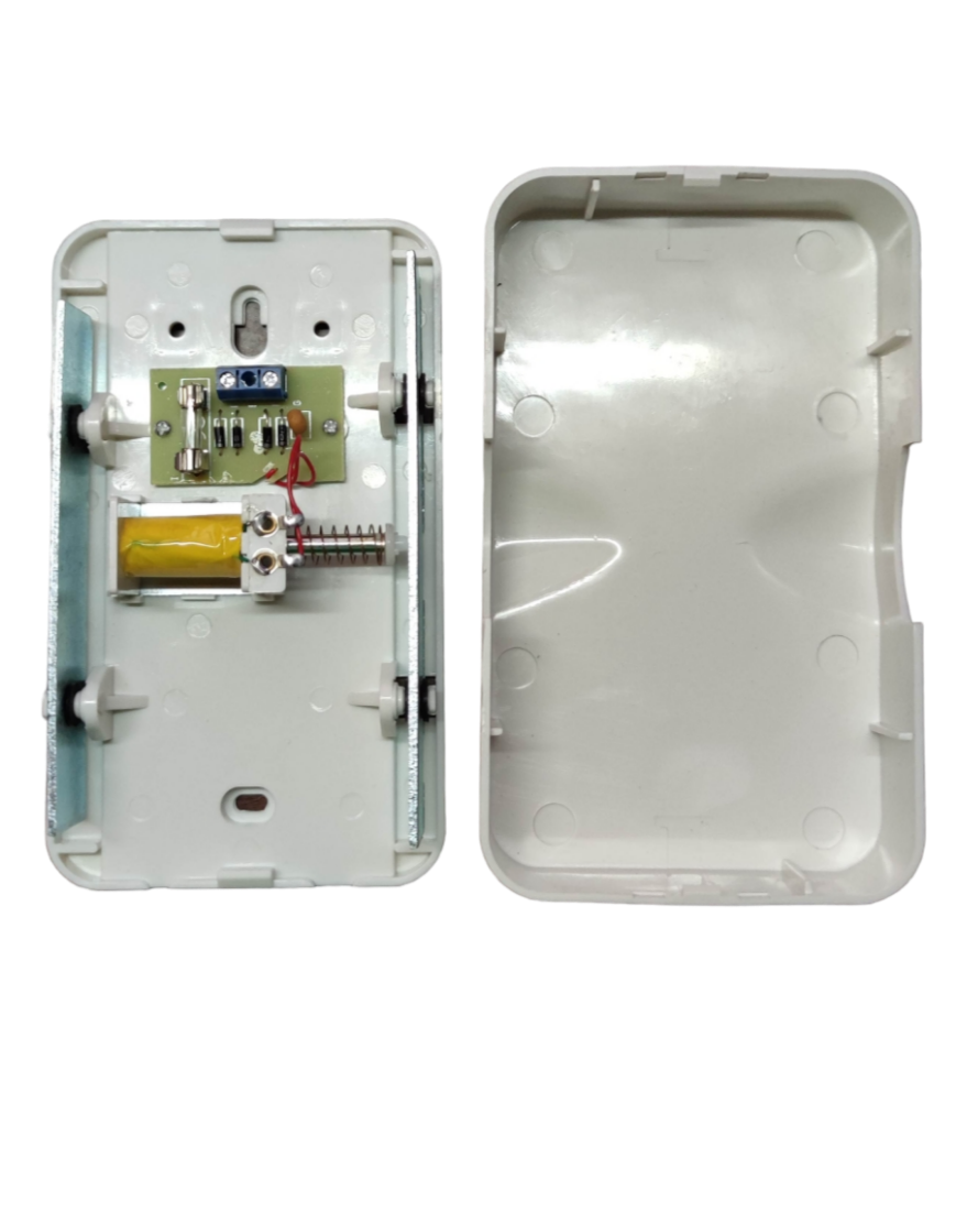 Royu Digital Door Lock component showing internal circuit and spring mechanism for Door Bell 220V RDOR2