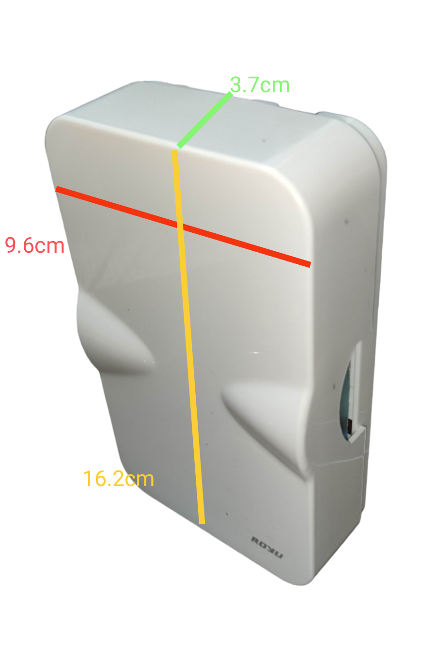 Royu Door Bell 220V RDOR2 digital door lock with white rectangular design and compact dimensions