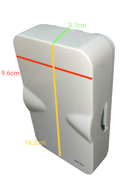 Royu Door Bell 220V RDOR2 digital door lock with white rectangular design and compact dimensions