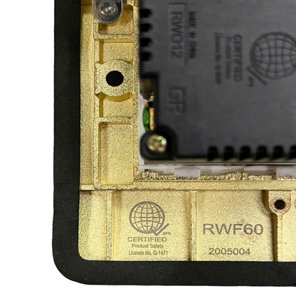 Royu Floor Outlet 1 Gang LAN Outlet with certified safety and durable design close-up