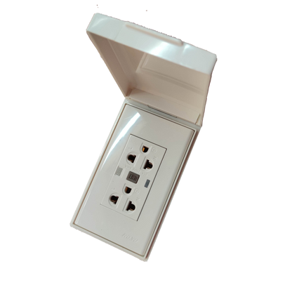 Royu GFCI outlet 20A 220V white electrical power socket with protective cover