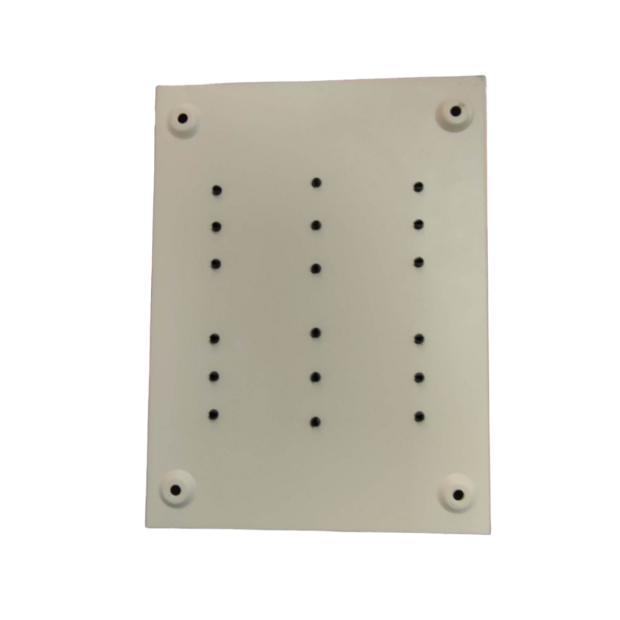 Royu Panel Board 4x4 8 Holes for 2 Pole Plug in white electrical circuitry part