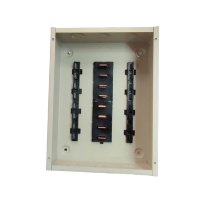 Royu Panel Board 4x4 8 Holes for 2 Pole Plug in electrical circuitry part in beige casing