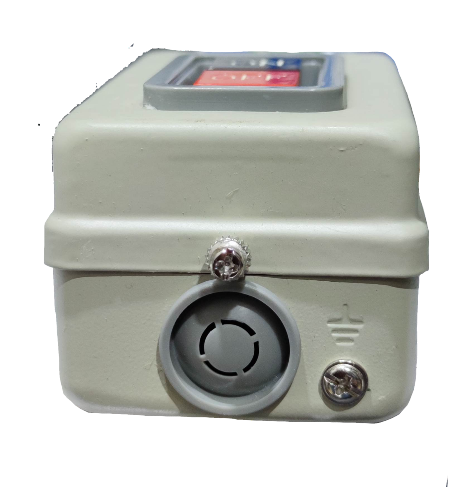 Royu Push Button Switch 10A 250V 3 Pole enclosed in a compact protective white casing
