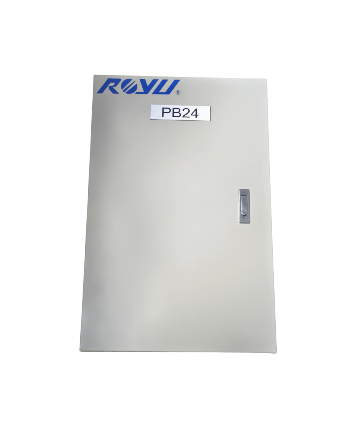 Royu MTS main panel board with interlock. PB24 metal electrical panel enclosure with latch and wall mount