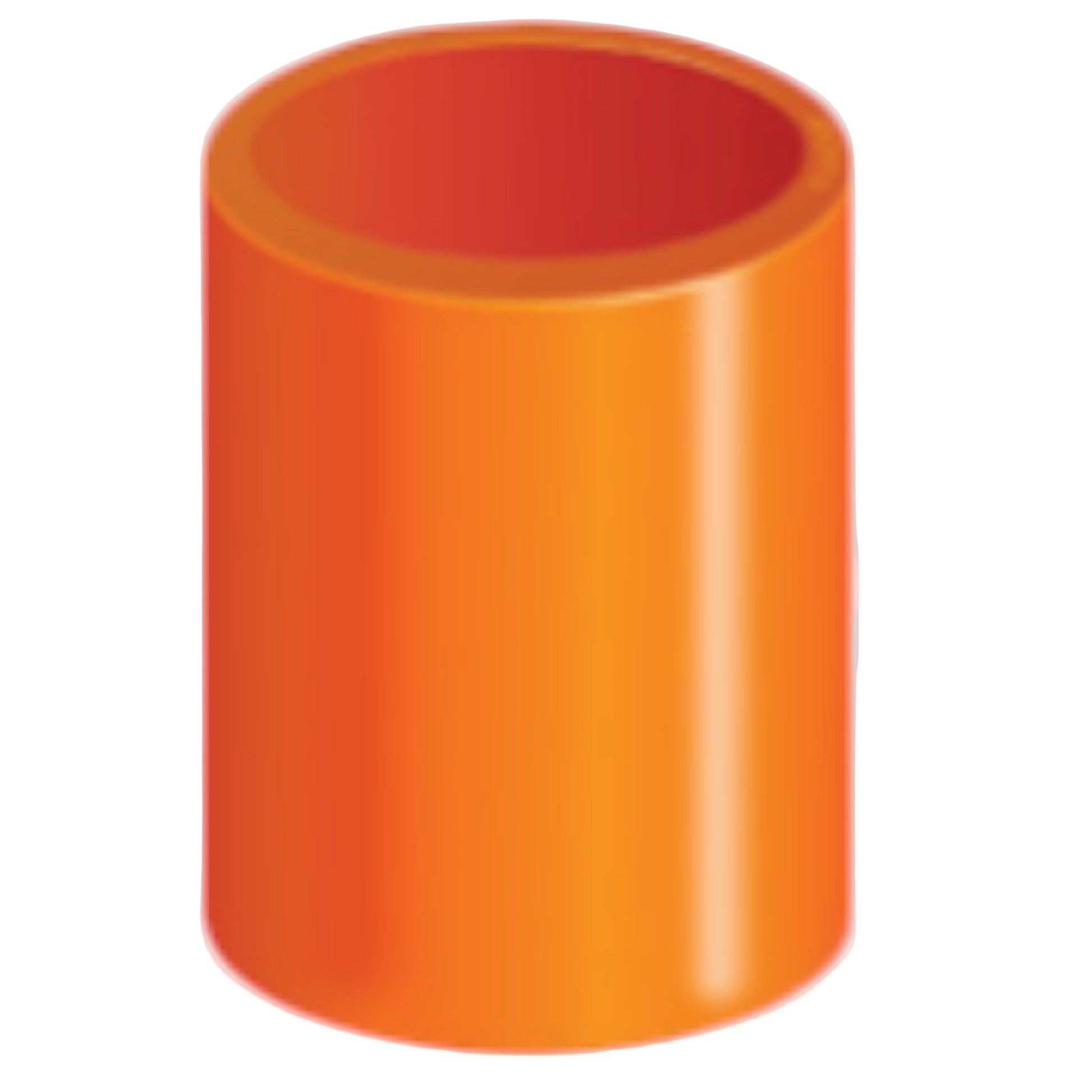 Royu PVC Coupling 20MM orange cylindrical plumbing pipe connector for joining 20 mm PVC pipes