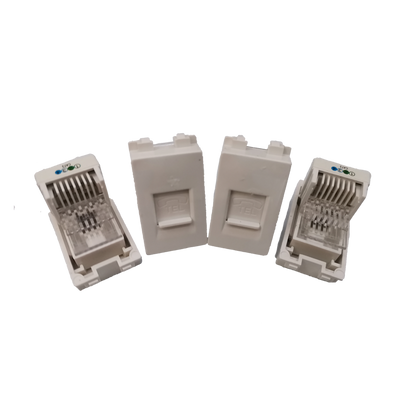 Royu Telephone Modular Jack RWX1 white telephone jack connectors for wiring and adapters