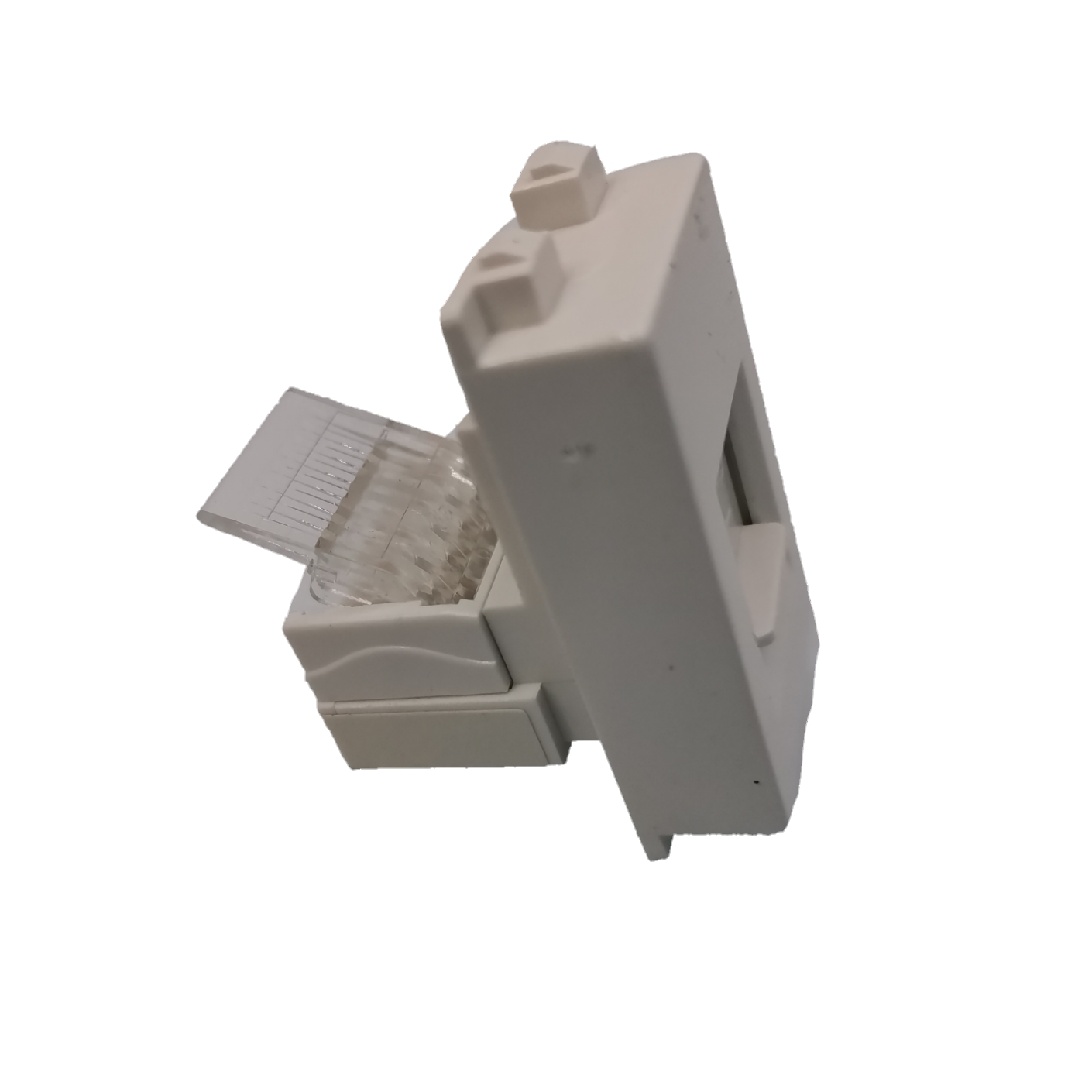 Royu Telephone Modular Jack RWX1 white telephone jack adapter for wires and leads connections