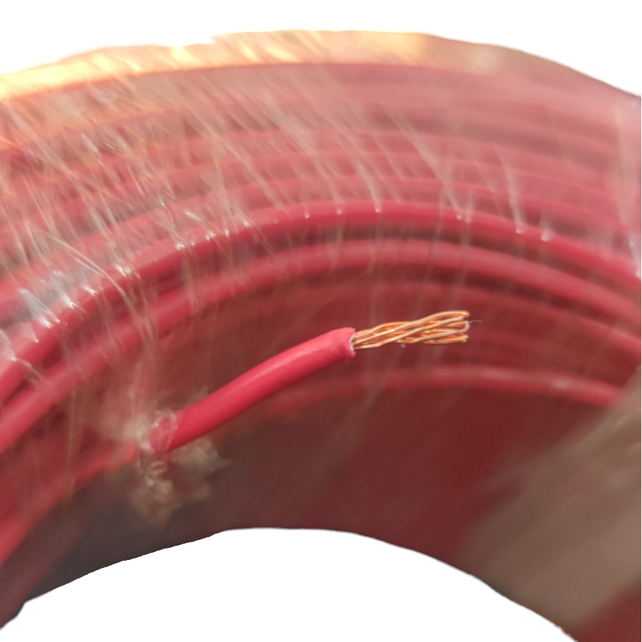 Royu TF Wire 16 1.25mm 1 Roll red insulated electrical wire with exposed copper strands