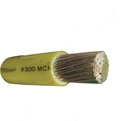 Royu THHN 150mm stranded wire with a bright yellow insulation for electrical applications
