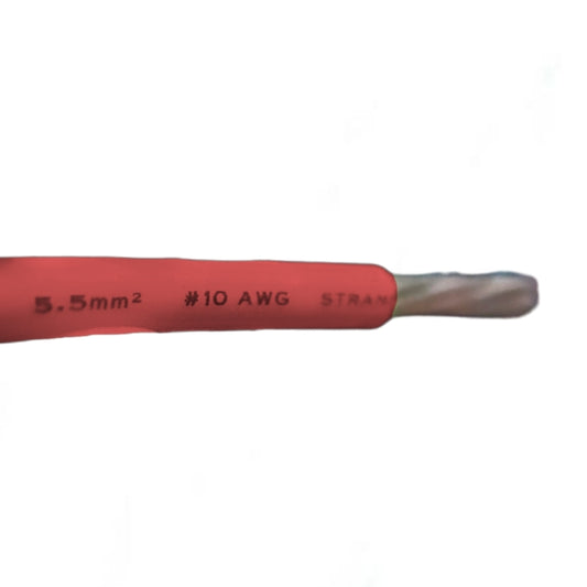 Royu red stranded cable THHN THWN Wire AWG 10 - 10 meters Red insulated conductor for electrical use