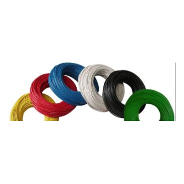 Royu THHN wire 60mm green surrounded by various colored electrical wires for construction use
