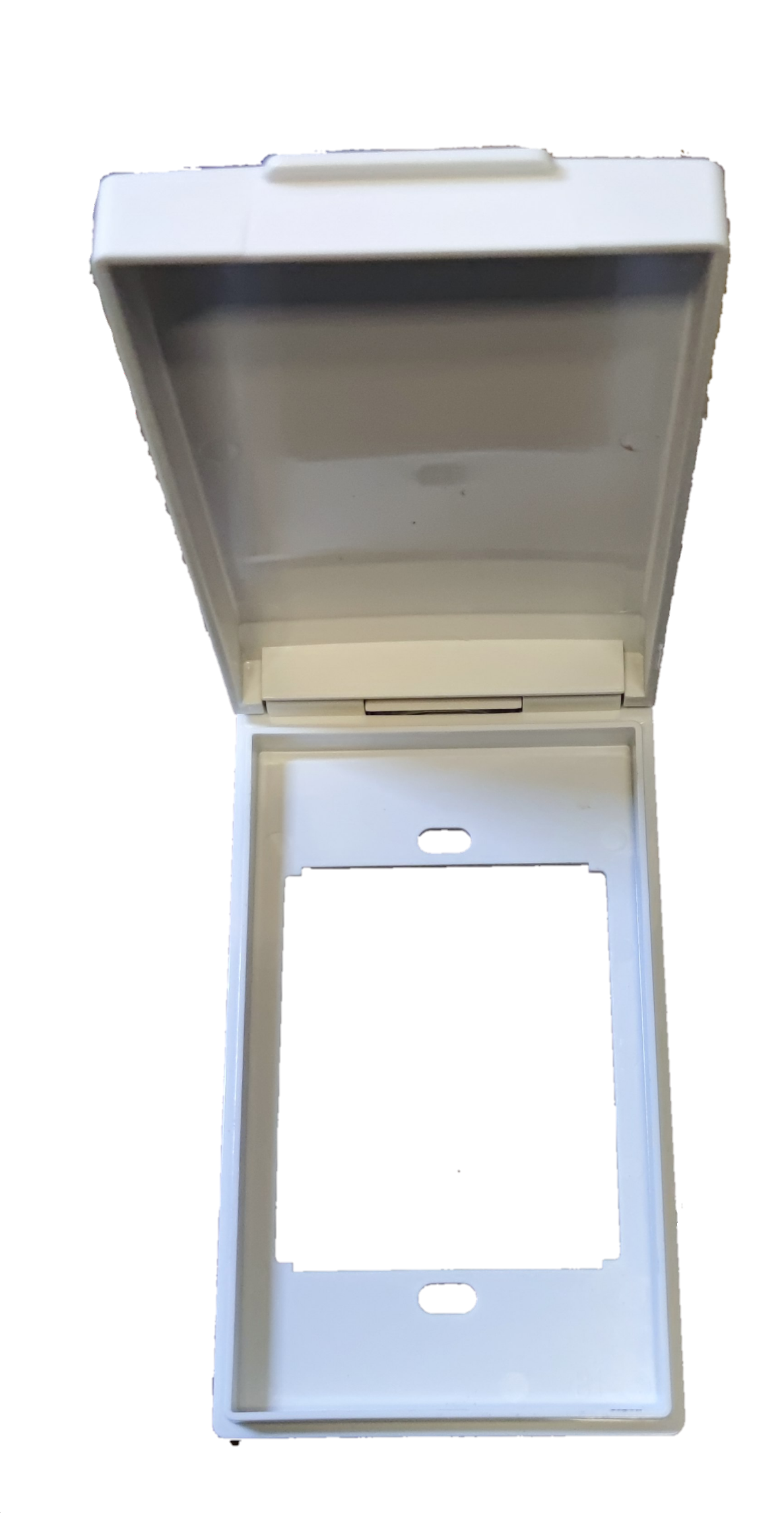 Royu weatherproof plate RWP6 white electrical component with hinged cover for outdoor use