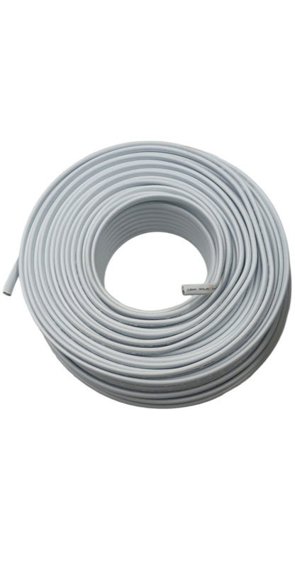 Royu Romex Cable Duplex Flat Solid 2C 75 Meters for safe electrical wiring and installations