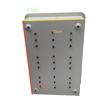 Royu Panel Board 5x5 10 Holes for 2 Pole Plug in electrical component with measurements displayed