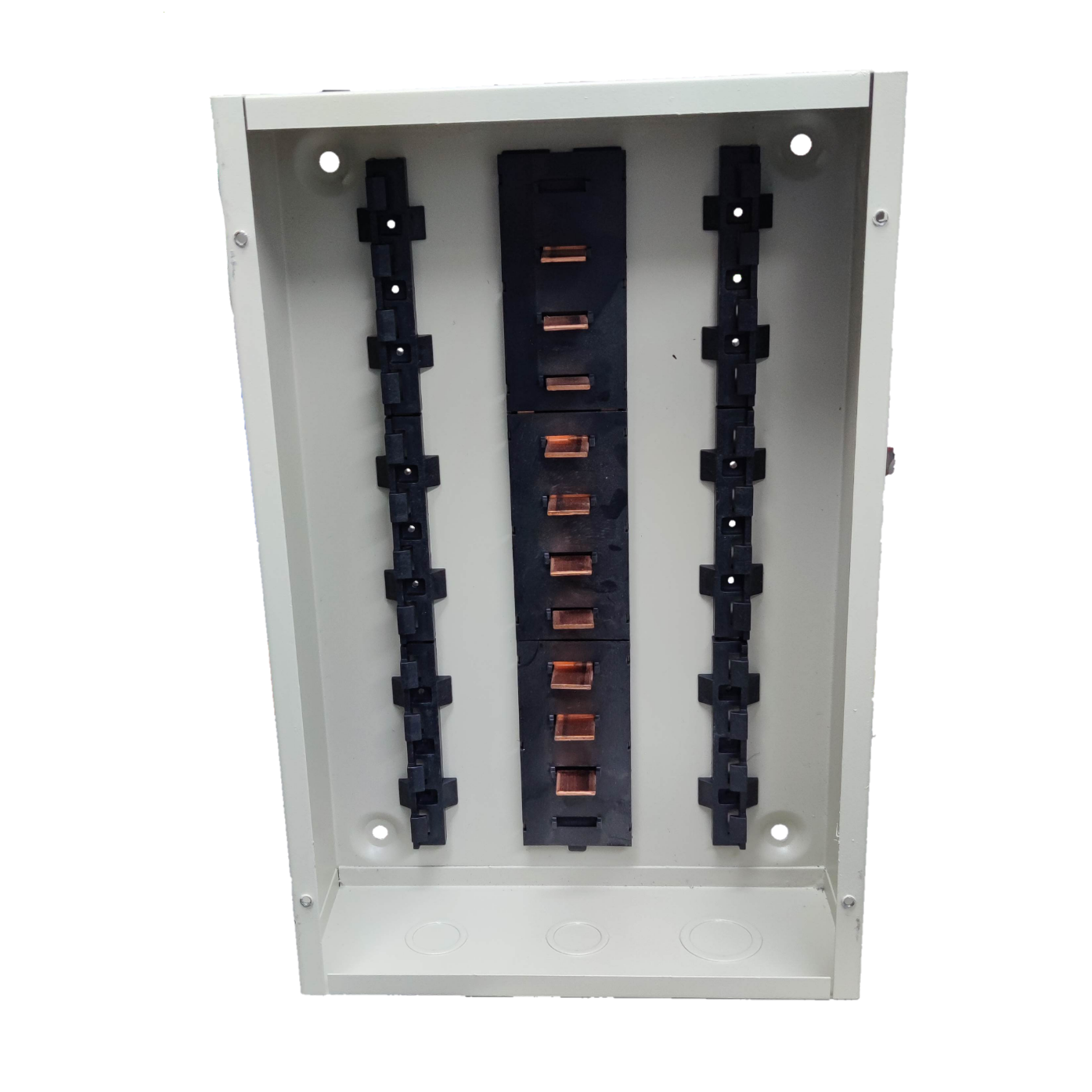 Royu Panel Board 5x5 10 Holes for 2 Pole Plug electrical circuitry part in white casing