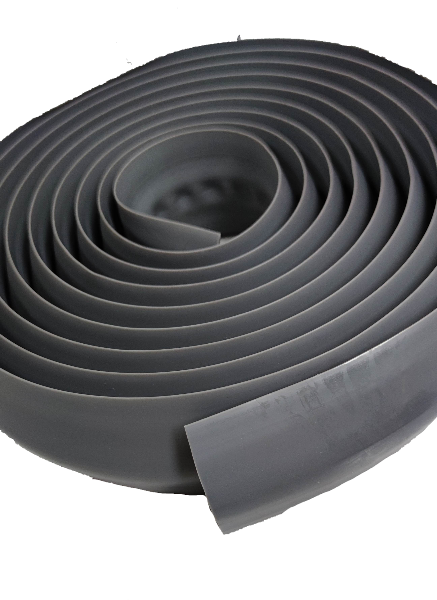 Grippes Rubber Floor Molding 15 Feet Length coil for cable management and floor protection
