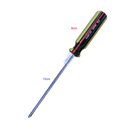 5 inch Philips screwdriver Rubicon with black and yellow handle for precise hand tool use