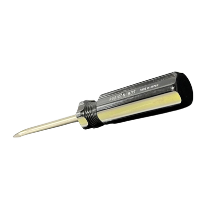 Rubicon Flat Head Screw Driver 907 100mm with metal handle and precision tip