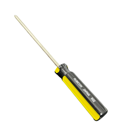 Rubicon Philip Screw Driver 902 150mm with black and yellow handle and steel shaft