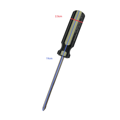Rubicon Philip Screw Driver 907 100mm with black handle and metal shaft for precision tasks