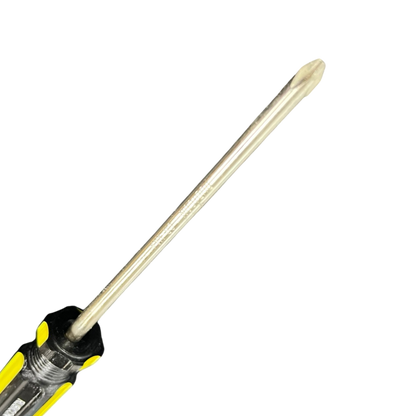 Rubicon Philip Screw Driver 907 125mm with yellow and black handle and metal shaft