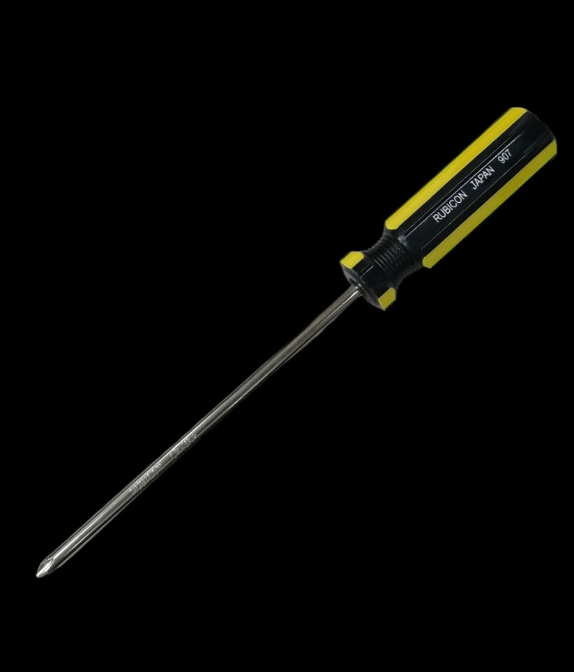 Rubicon Philip Screw Driver 907 150mm with yellow and black ergonomic handle for precision tasks