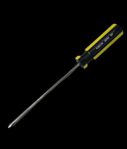 Rubicon Philip Screw Driver 907 150mm with yellow and black ergonomic handle for precision tasks