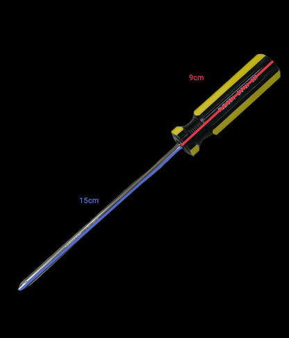 Rubicon Philip Screw Driver 907 150mm with black and yellow ergonomic handle