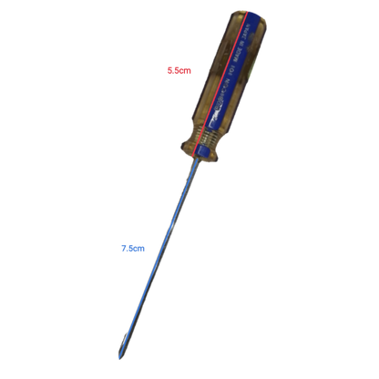 Screw Driver Made in Japan Rubicon with a 7.5cm long shaft and ergonomic handle