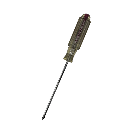 Rubicon Philip Screw Driver Rainbow 212 100mm with transparent handle and metal shaft