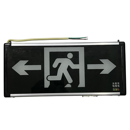 Running Man Left and Right Green 3W 220V safety exit sign light with left and right arrows