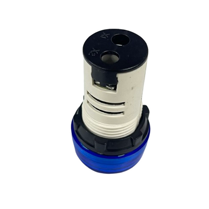Grippes LED indicator lamp 22mm 24V blue panel mount indicator with blue lens for machinery