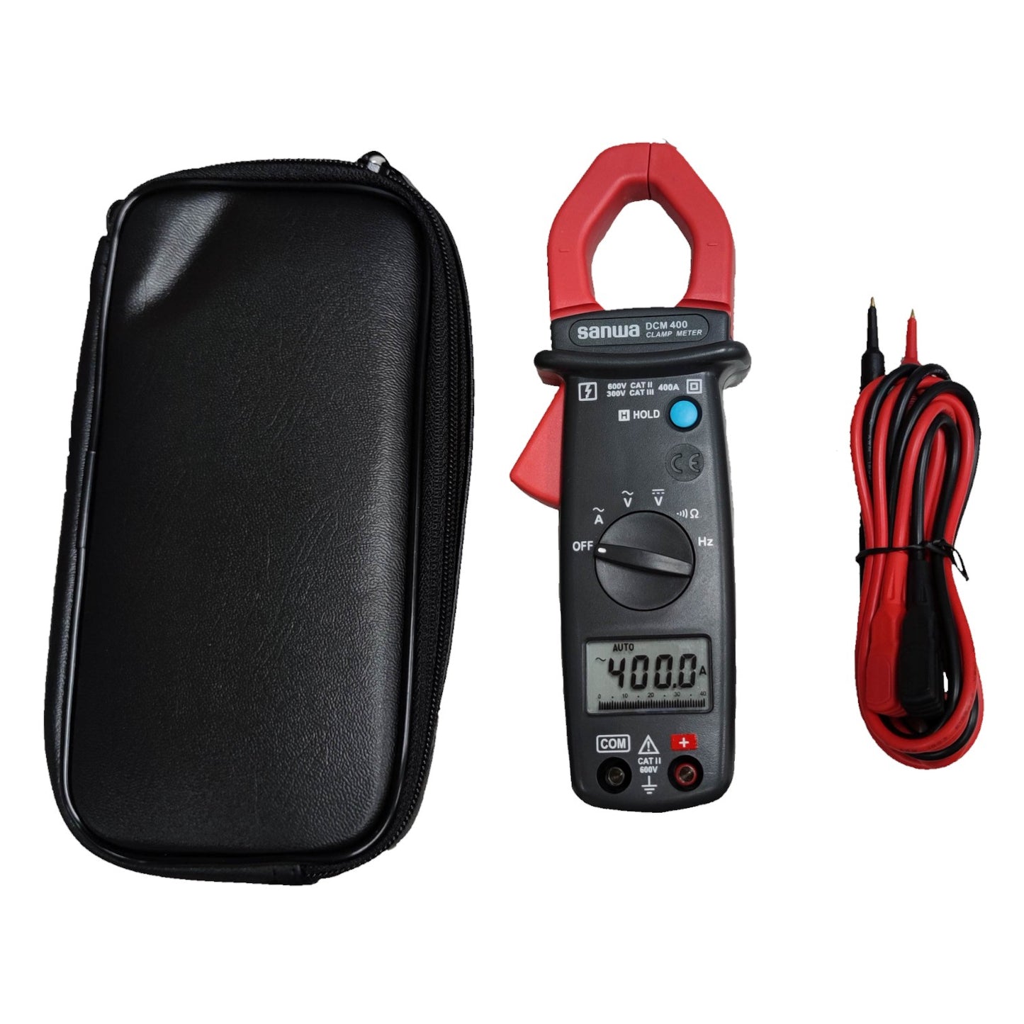 Sanwa Digital Clamp Meter DCM400 Clamp Tester Rating 400A 600V
