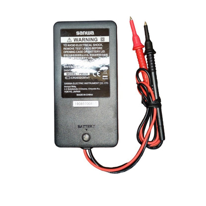SANWA Digital Pocket Tester PM300 with test leads for accurate electrical measurements and diagnostics