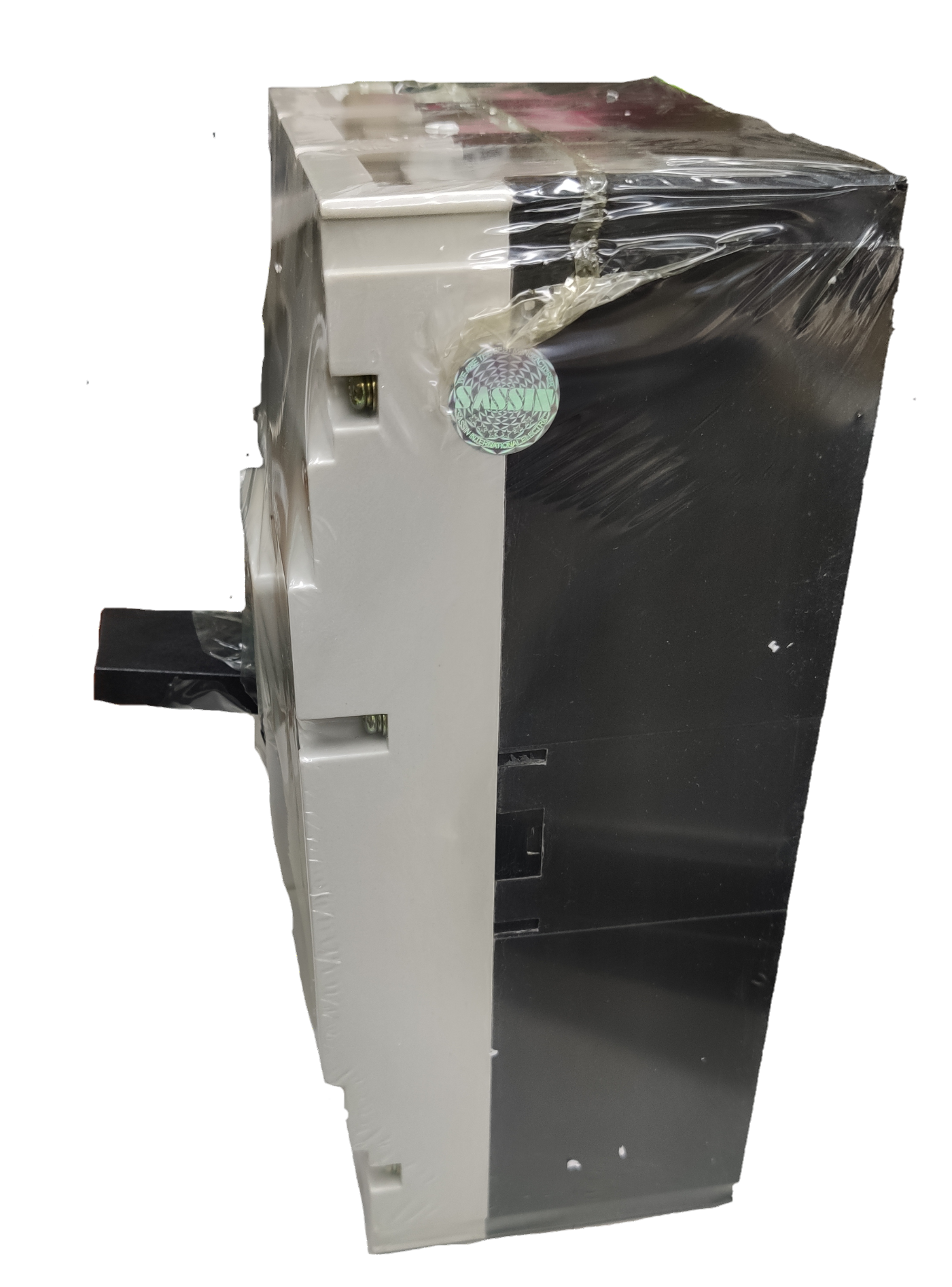 Sassin 315A Industrial Circuit Breaker 3 Pole wrapped in protective plastic packaging