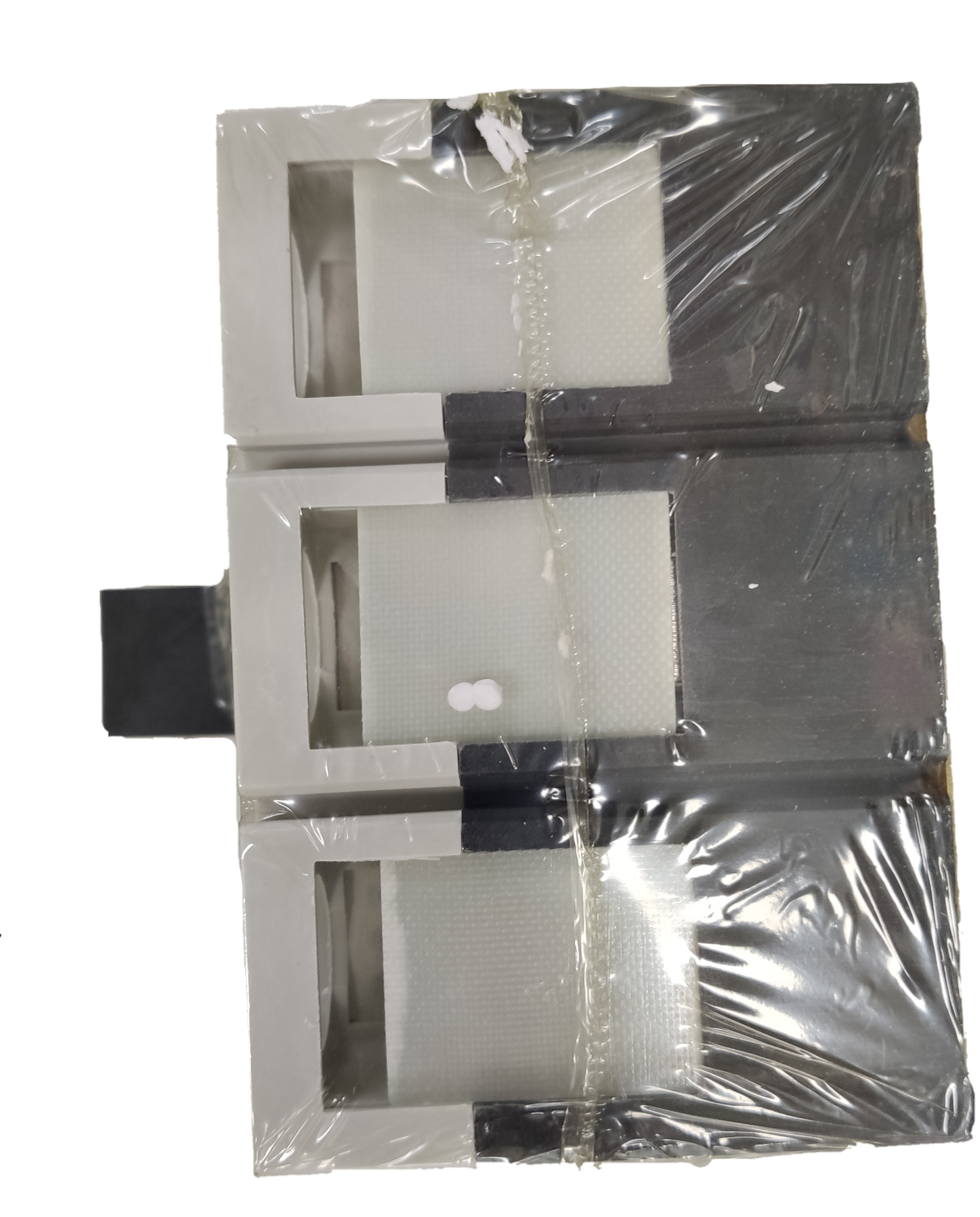Sassin 315A Industrial Circuit Breaker 3 Pole wrapped in protective plastic for electrical safety