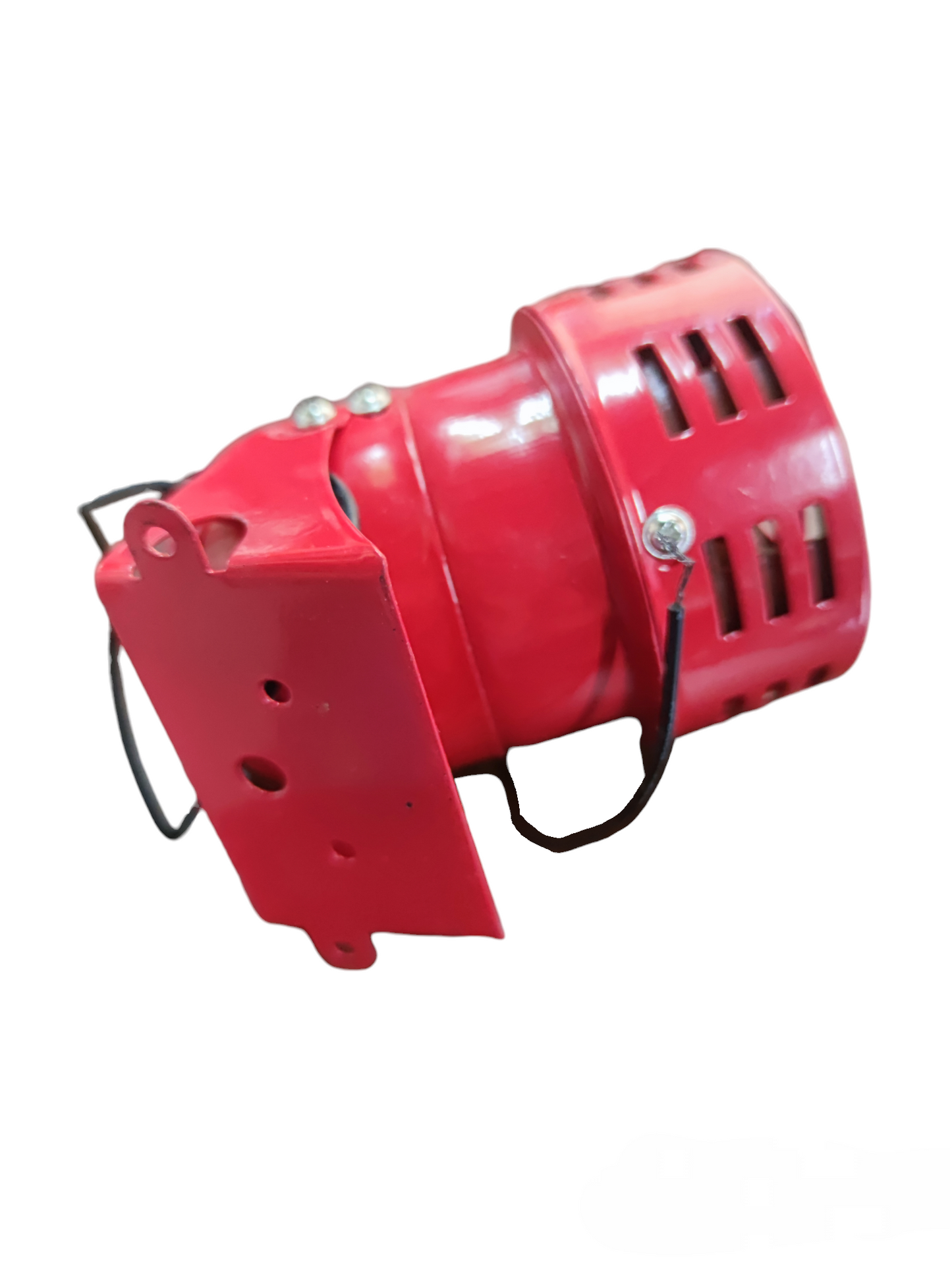 Sassin Mini Siren 220V Red 3S-MS190 security alarm siren with red metal casing for CCTV systems