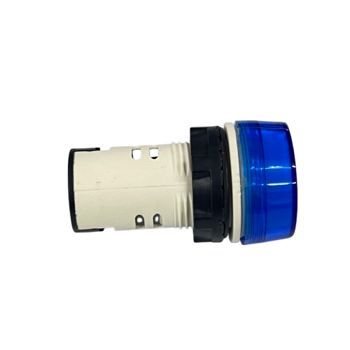 Sassin LED Pilot Lamp BLUE 22mm 220V panel mount indicator light with blue lens and plastic housing
