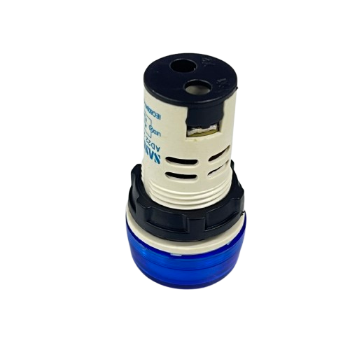 Sassin Pilot Lamp BLUE 22mm 220V indicator light with blue lens for control panels
